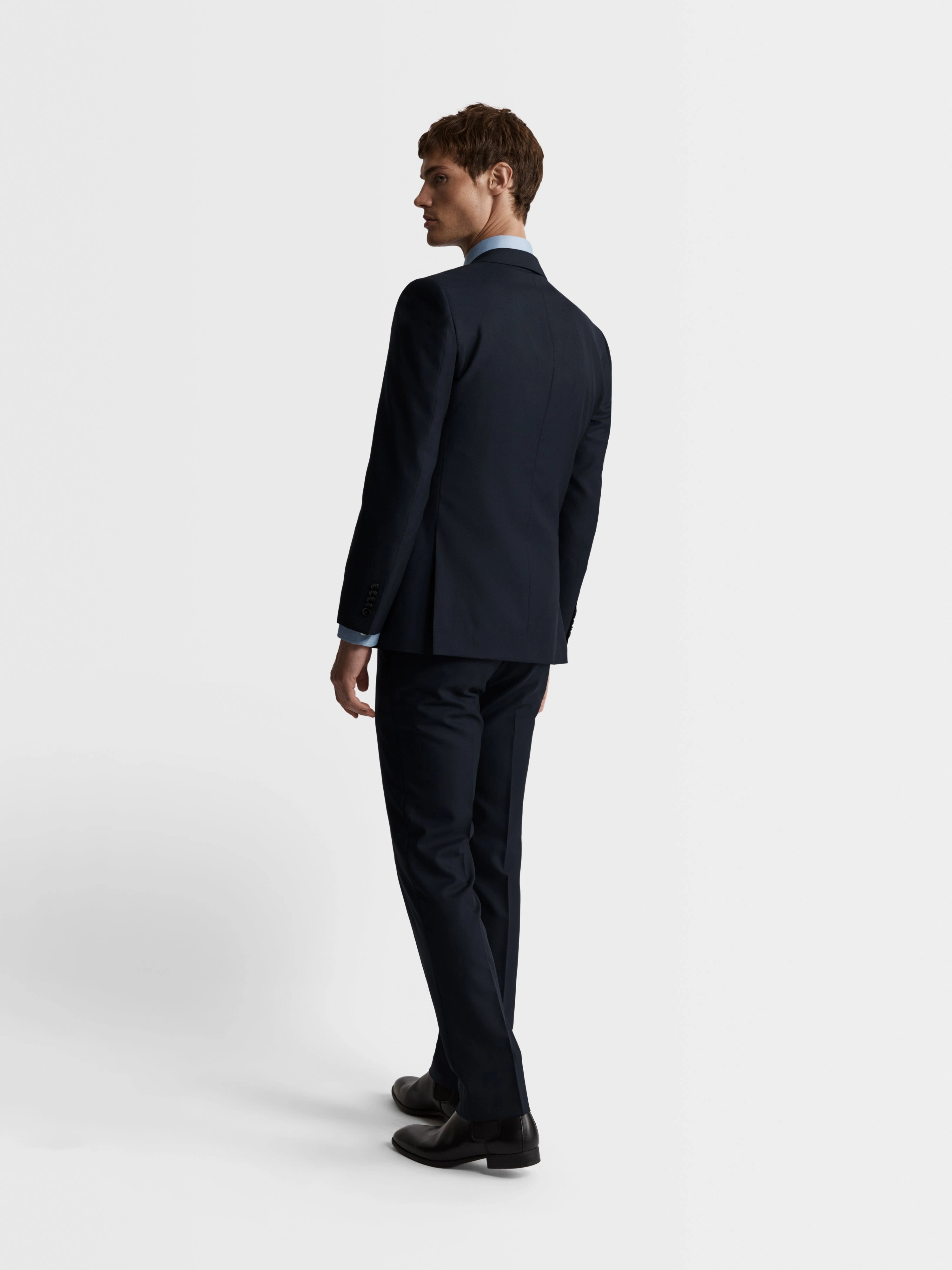 Aldgate: Italiaanse Luxe Wollen Slim Fit Broek - Stijlvol en Tijdloos Meesterwerk.